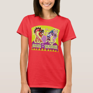 T-shirt Diner avec des dragons