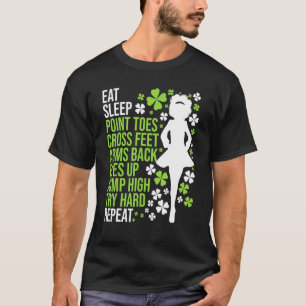 T-shirt Dîner Danse Irlandaise Danse Irlandaise Danseur Ce