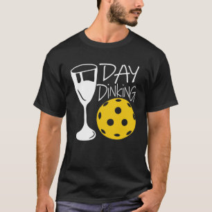 T-shirt Diner de jour - Pickleball et Amateur de vin