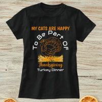 Dîner de Thanksgiving Dinde Chats Personnalisés