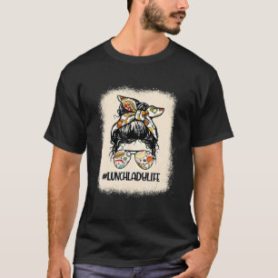 T-shirt Dîner Lady Messy Bun Déjeuner Lady Li