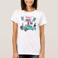 Diner Retro Voiture 1950 Sock Hop