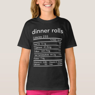 T-shirt dîners petits plats faits nutritionnels amusants 