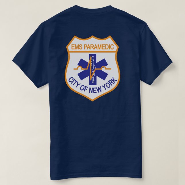 T-shirt d'infirmier de NYC (Design dos)