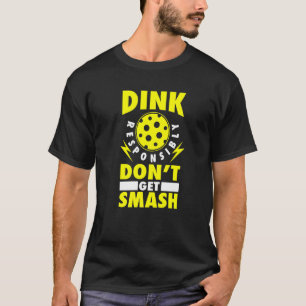 T-shirt Dink Pickleball Smashed Pickle Joueur de balle de 