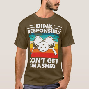 T-shirt Dink Responsable Ne Se Fasse Pas Retro Vintage Fu