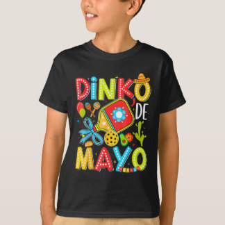T-shirt Dinko De Mayo Pickleball Mexicaine Fiesta Cinco De