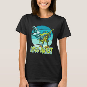 T-shirt Dino Artiste Dinosaur Tyrannosaurus