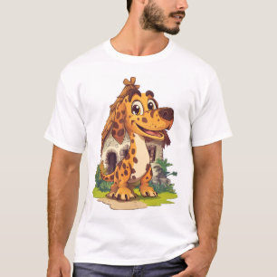 T-shirt Dino Chien � Drôle de chiot préhistorique