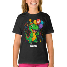 Dino d'anniversaire mignon personnalisé