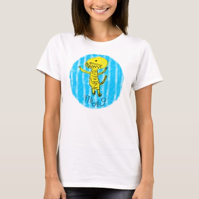 T-shirt Dino Jaune Dino Tee (Devant)