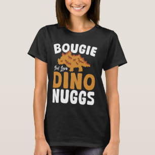 T-shirt Dino Nuggets Bougie Drôle Femmes Poulet Dino Nugge