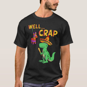 T-shirt Dino Pinata Funny Cinco De Mayo T-Rex Sombrero Mex