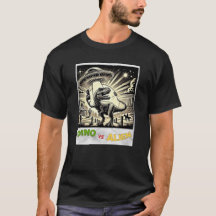 Dino UFO Selfie : Dino vs Alien (Man Tshirt) #09