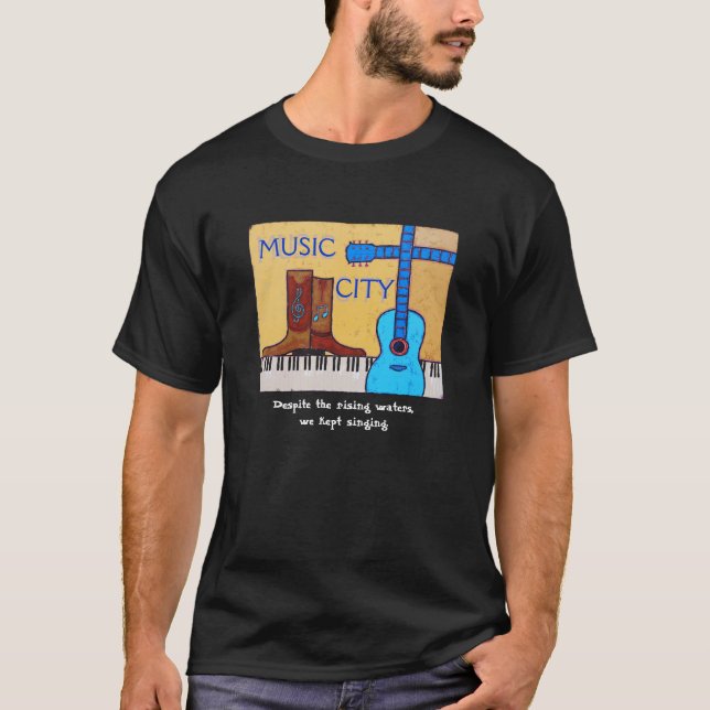 T-shirt d'inondation de Nashville (Devant)