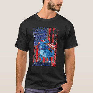 T-shirt Dinosaur 4 juillet Enfants Garçons Hommes Amerisau