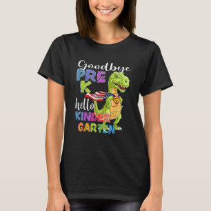 T-shirt Dinosaur Adieu Préscolaire Diplôme Bonjour Kinder