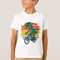 Dinosaur Biker Drôle Vélo Amusant conception de ch