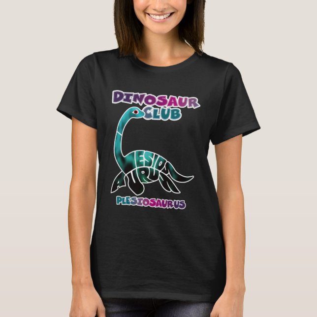 T-SHIRT DINOSAUR CLUB PLESIOSAURUS (Devant)
