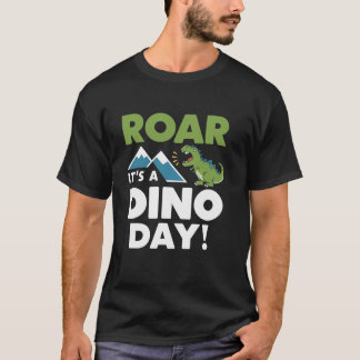 T-shirt Dinosaur Dit Hommes Femmes Garçons Drôle Filles Di