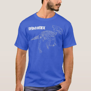T-shirt Dinosaur Dracore Squelette fossile 