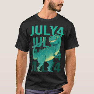 T-shirt Dinosaur drôle - 4 Juillet 04