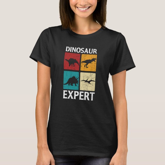 T-shirt Dinosaur Expert Rex Dino Tyrannosaurus Rex (Devant)