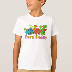 T-shirt Dinosaur Fart Party
