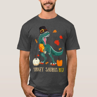 T-shirt Dinosaur Rawr Thanksgiving Boys Turquie Saurus T r