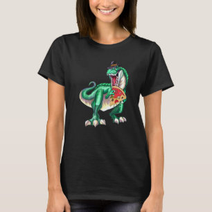 T-shirt Dinosaur Rex Chapeau de Pèlerin Pizza Thanksgiving