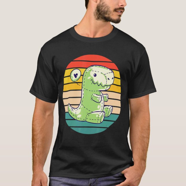 T-shirt Dinosaur rex Plushie farcie (Devant)