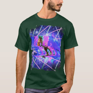 T-shirt Dinosaur Skateboard, Rave Trippy Las