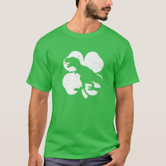 T-shirt Dinosaur St Patricks Day Cool Boys Kids Toddler Ir