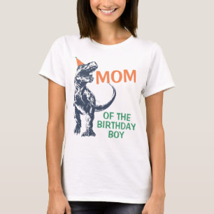 T-shirt Dinosaur T-Rex Casquette de la fête Maman du garço