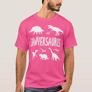 T-shirt Dinosaur T Rex Dino Sawyer Sawyersaurus Nom du gar