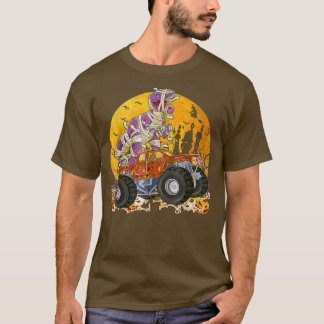 T-shirt Dinosaur T Rex Mummy Citrouille Monster Camion