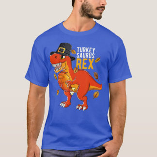T-shirt Dinosaur Thanksgiving T rex Turquie Saurus Femmes 