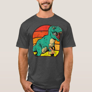 T-shirt Dinosaur Trex Pizza Graphic Pizza Lover Italien Fo