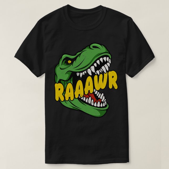 T-shirt Dinosaur TRex raaawr (Design devant)