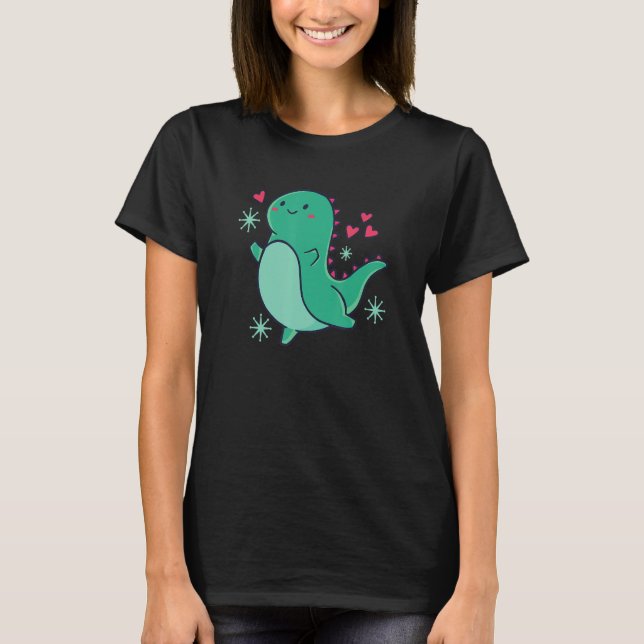 T-shirt Dinosaur Tyrannosaurus Rex Rex Reptile Dangerous 1 (Devant)