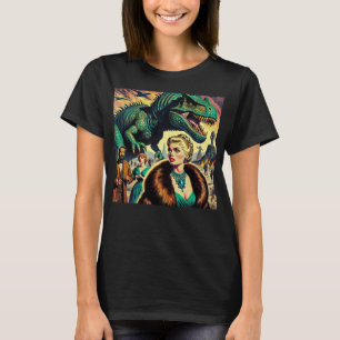 T-shirt Dinosaure à la recherche du déjeuner !