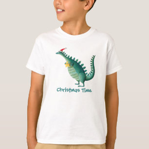 T-shirt Dinosaure - aide du père noël