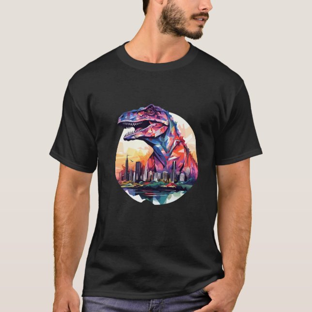 T-shirt Dinosaure Animal World Bête sauvage Predator Créat (Devant)