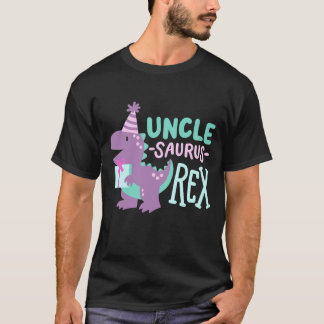 T-shirt Dinosaure Anniversaire Oncle Saurus T Rex