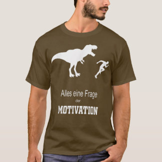 T-shirt Dinosaure Courir Motivation Sport Trex