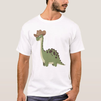 T-shirt Dinosaure Cowboy