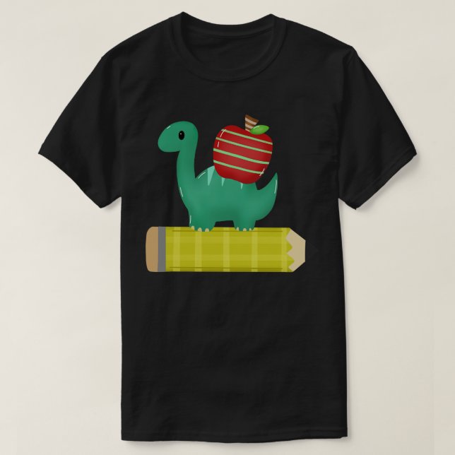 T-shirt dinosaure de l'école (Design devant)