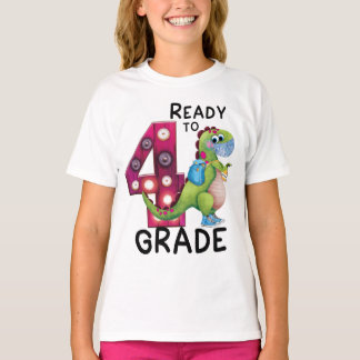 T-shirt Dinosaure de quatrième année