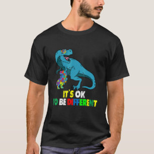 T-shirt Dinosaure de sensibilisation à l'autisme Dino Garç