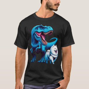 T-shirt Dinosaure Dinosaure Américain Eskimo Chien Marchan